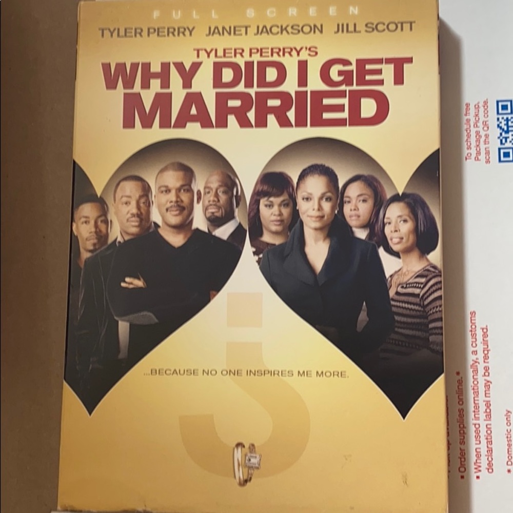 Tyler Perry’s Why Did I Get Married DVD